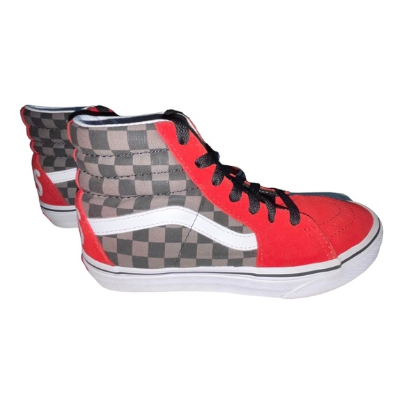 Vans Off The Wall Checkerboard Hi-top Sneaker US Sz Kids 3 - Picture 12 of 14